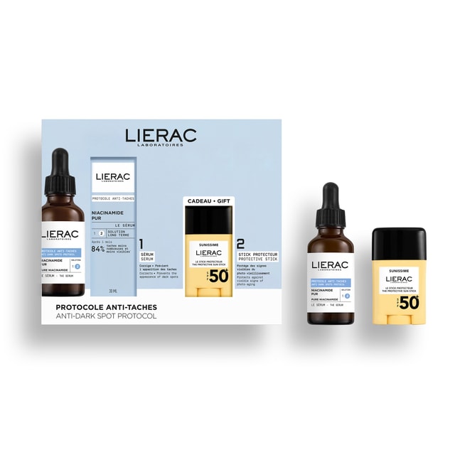 Coffret Anti-Taches Sérum + Stick Solaire SPF50+ Offert